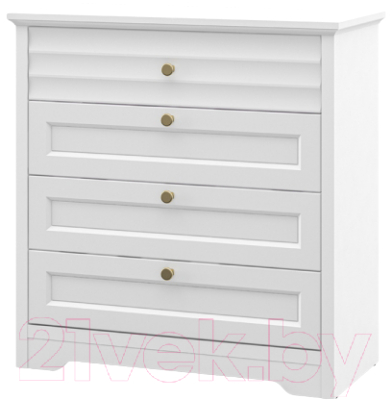 Комод Мебель-Неман Денвер МН-040-11 (белый)
