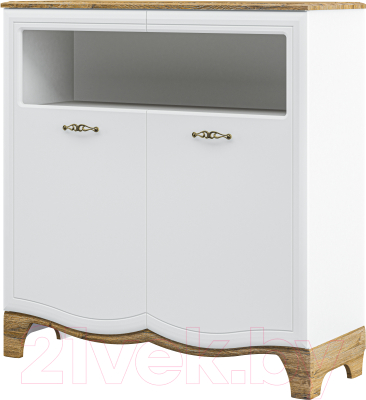 Тумба Мебель-Неман Тиффани МН-041-09 (белый/прованс)