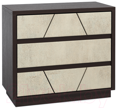 Комод Мебель-КМК Нирвана 0555.14 (дуб кентерберри т./камень серый)