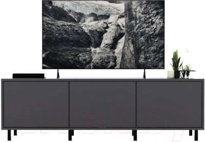 Тумба Crafto Анри 06 150x38x47 (графит)