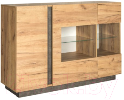 Комод Mobi Арчи 08.140 (дуб золотой craft/камень темный U3705)