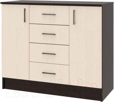 Комод Памир София 1000 2Д (венге/дуб белфорт)