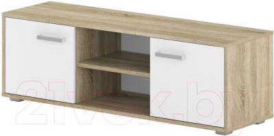 Тумба Славянская столица Д-ТВ1200 (дуб сонома/белый)