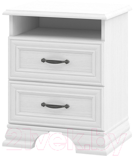 Тумба Мебель-Неман Юнона МН-132-02 (белый текстурный)