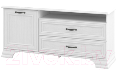 Тумба Мебель-Неман Юнона МН-132-16 (белый текстурный)
