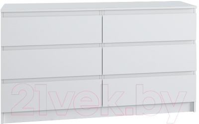 Комод ДСВ Мори МК 1380.6 (белый)
