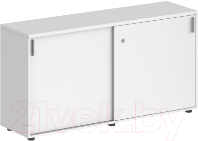 Тумба Norden 143.8x40x75 с замком / SG.702.WH.WH (белый)