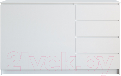 Комод ДСВ Мори МК 1600.1 (белый)