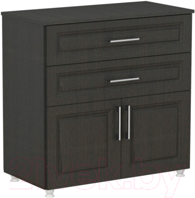 Комод Премиум Валенсия №1 (венге шелк)