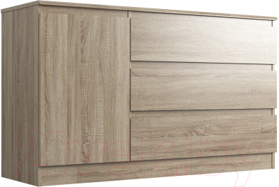 Тумба Евва Турин ТР-1D3S/S (дуб сонома)