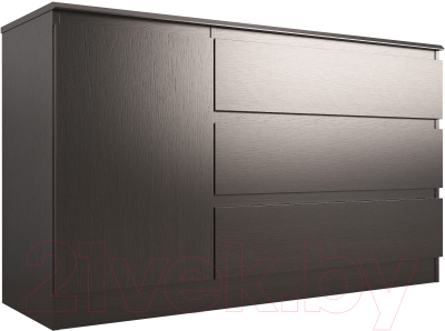 Тумба Евва Турин ТР-1D3S/V (венге)