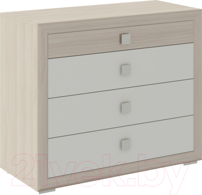 Комод Rinner Глэдис М26 (шимо светлый/белый)
