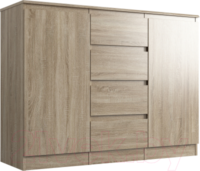 Тумба Евва Турин ТР-2D4S/S (дуб сонома)