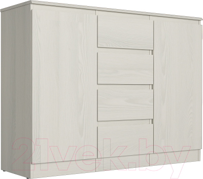 Тумба Евва Турин ТР-2D4S/YA-S (ясень снежный)