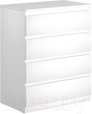 Комод Mio Tesoro Мальта 4 ящика 80x99 2.05.02.070.1 (белый)