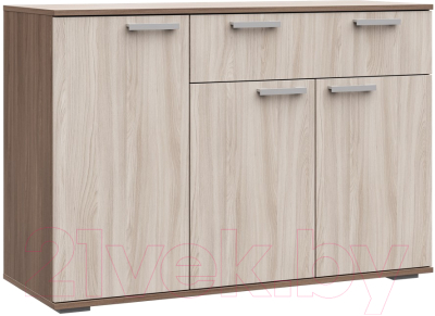 Комод Стендмебель №4 (ясень шимо светлый/ясень шимо темный)
