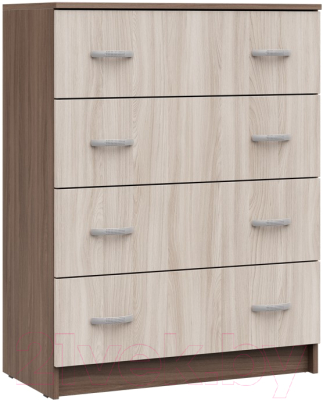 Комод Стендмебель Бася КМ-554 (ясень шимо светлый/ясень шимо темный)