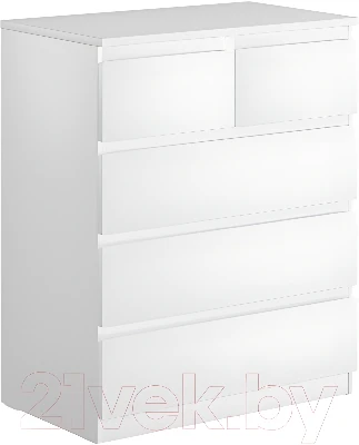 Комод Mio Tesoro Мальта 5 ящиков 80x99 2.05.02.080.1 (белый)