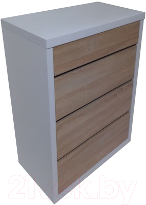 Комод Анрат К 600 (белый/дуб сонома)