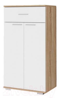 Тумба Памир Италия ТК-600 (дуб сонома/белый глянец)