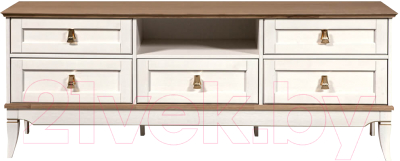 Тумба Гомельдрев Тельма для радиоаппаратуры ГМ 6560 (дуб белый/натуральный дуб)