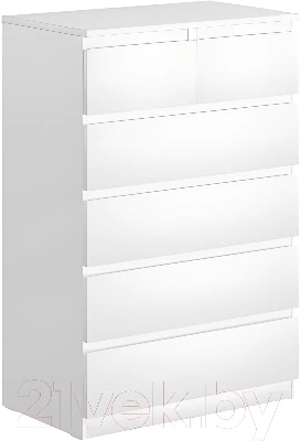 Комод Mio Tesoro Мальта 6 ящиков 80x121 2.05.02.100.1 (белый)