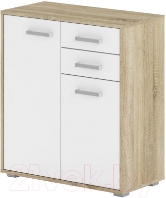 Тумба Славянская столица Д-КД720 (дуб сонома/белый)