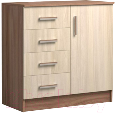 Комод МебельЭра К800 1Д (шимо)