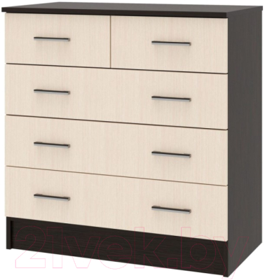 Комод МебельЭра К800 3/2 (венге/лоредо)