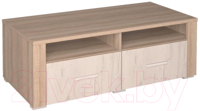 Тумба Интерлиния Коламбия КЛ-8-1 (дуб сонома/дуб белый)
