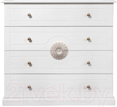 Комод Гомельдрев Виола ГМ 8826 Дуб (бьянко)