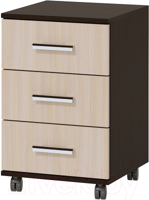 Тумба Памир ПКС-9 выкатная для стола (венге/дуб белфорт)