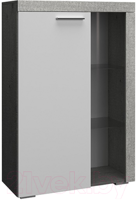 Тумба Сакура Best №2.2 (бетон/белый глянец)