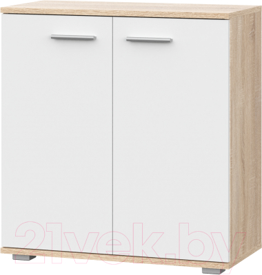 Комод НК Мебель Fun КД-1 / 71336955 (дуб сонома/белый)