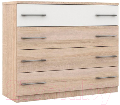 Комод Империал Аврора (дуб сонома/белый)