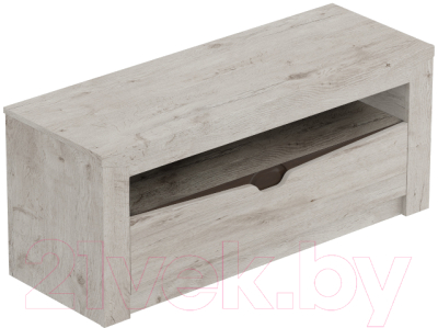 Тумба Мебельград Соренто TV с ящиком (дуб бонифаций/кофе структурный матовый)