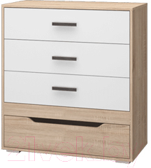 Комод MLK Джуниор (дуб сонома/белый)