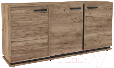 Тумба Глазов Nature 5 МЦН (гаскон пайн/черный)