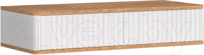Тумба Shtabe Royal 5010 эко (белый/дуб сантана)