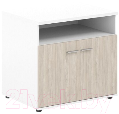 Тумба Norden Сервисная / SG.631.WH.OL (белый/дуб светлый)