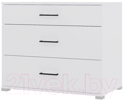 Комод Горизонт Мебель Victor (белый)