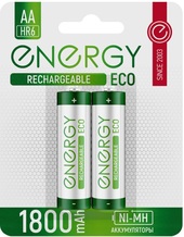 Аккумулятор Energy Eco NIMH-1800-HR6/2B АА 104988