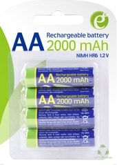 Аккумулятор Gembird AA 2000 mAh 4 шт. EG-BA-AA20R4-01