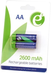 Аккумулятор Gembird AA 2600 mAh 2 шт. EG-BA-AA26-01