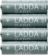 Аккумулятор Ikea Ладда AA 2450mAh 4шт 505.065.30