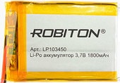 Аккумулятор Robiton LP103450 1800mAh 1 шт