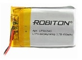 Аккумулятор Robiton LP502540 450mAh 1 шт