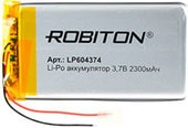 Аккумулятор Robiton LP604374 2300 mAh 1 шт