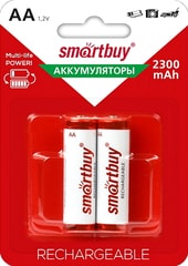 Аккумулятор SmartBuy AA 2300mAh 2 шт. SBBR-2A02BL2300