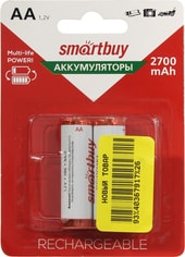 Аккумулятор SmartBuy AA 2700mAh 2 шт. SBBR-2A02BL2700